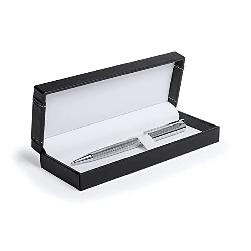 ONEPERSONAL - Bolígrafo Personalizado Elegante, Regalo Original Ideal para Hombre o Mujer. Bolígrafo Metálico Antideslizante con Acabado Brillante. Personalizado de Nombre o Texto Grabado a Laser.