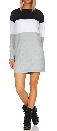 Only Onllillo L/s Dress Knt Noos Vestido, Multicolor (Night Sky White), Small para Mujer