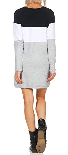 Only Onllillo L/s Dress Knt Noos Vestido, Multicolor (Night Sky White), Small para Mujer