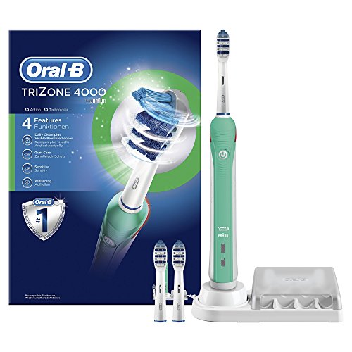 Oral-B TriZone 4000 - Cepillo de dientes eléctrico recargable