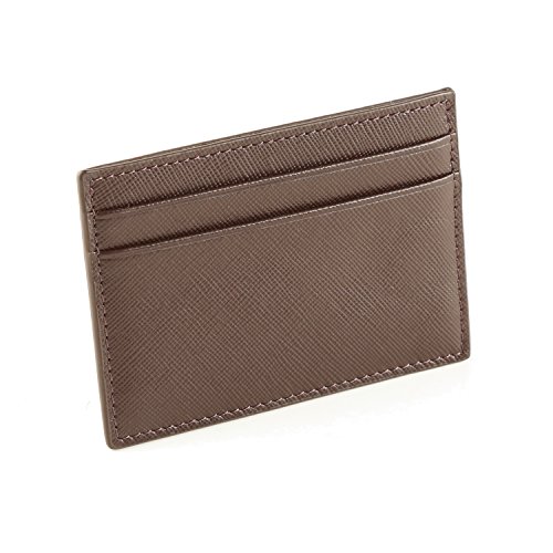 Otto Angelino Cartera con Tarjetero de Cuero Genuino Delgado para Hombres - Múltiples Ranuras para Tarjetas de Crédito, Tarjetas Débito, de Banco y de Negocios, Unisex