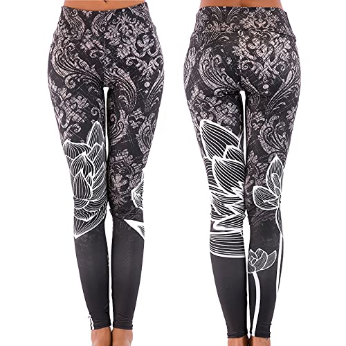 OYZ Leggings de cintura alta con control de abdomen para mujer, para deportes, correr, gimnasio, fitness, entrenamiento, sentadillas, pilates, yoga, longitud completa, Gx, XL