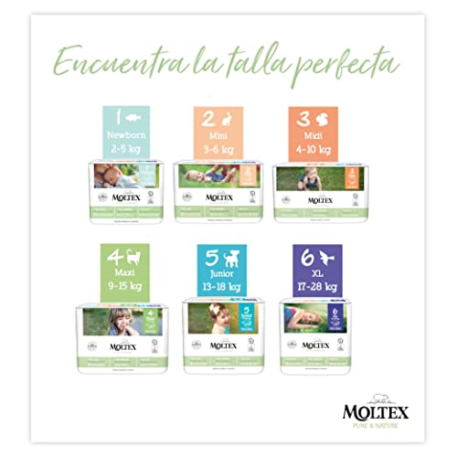 Pack ahorro ?Pañales Moltex Pure & Nature T3 (4-10 kg) 224 Uds