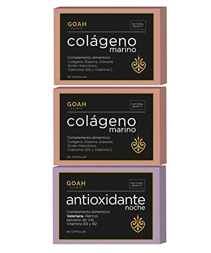 Pack Colágeno + Antiox - Goah Clinic Cosmética en cápsulas, Nutricosmética