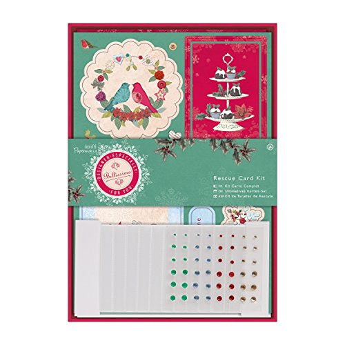 Papermania Bellissima Navidad gama arte de papel - rescate Kit de tarjeta