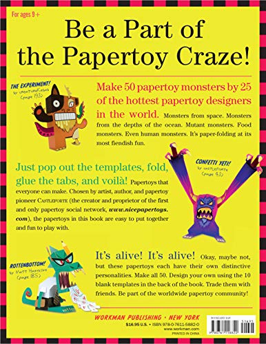 Papertoy Monsters: Make Your Very Own Amazing Papertoys!