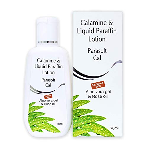 Parasoft Cal Body Lotion Enriched With Goodness Of Calamine, Aloevera And Rose Oil For Relief From Summer Rash 70 ml Pack