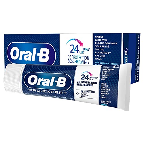 Pasta de dientes blanca saludable Oral-B Pro-Expert, pack de 12 x 75ml