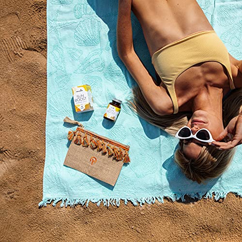 Pastillas Bronceadoras SUN BOOST SUMMER SKIN | Efecto Accelerador Y Activador Con Betacaroteno | Prepara Y Protege La Piel | Pastillas Solares | Betacaroteno Capsulas Bronceado