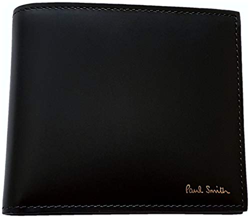 Paul Smith Billetero de piel para hombre, color negro