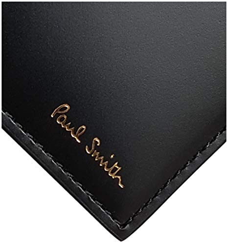 Paul Smith Billetero de piel para hombre, color negro