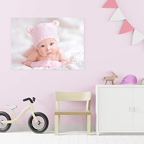 Pekebaby Cuadro Personalizado con tu Foto. Impresión en Foto tela sobre Bastidor de 25 mm (40 x 30 cm)