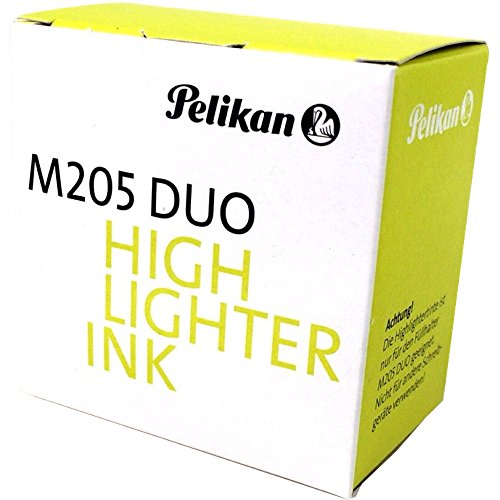 Pelikan 344879 - Tinta para pluma estilográfica 4001, frasco de vidrio de 30 ml, color amarillo fluorescente