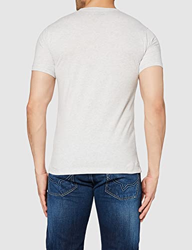 Pepe Jeans Charing PM503215 Camiseta, Gris (Grey Marl 933), Large para Hombre