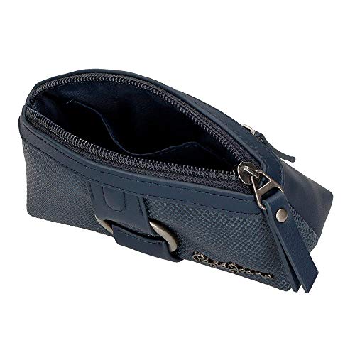 Pepe Jeans Daphne Monedero Neceser Azul 14x8x5 cms Piel Sintética