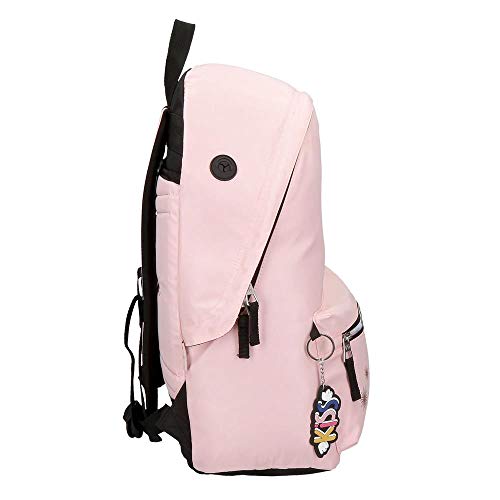 Pepe Jeans Forever Mochila Rosa 31x42x15 cms Poliéster 19,53 L