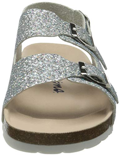 Pepe Jeans London Bio Basic Glitter, Sandalia, 918Metall, 37 EU