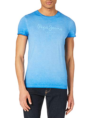 Pepe Jeans West Sir Camiseta, 545bright Blue, 4 para Hombre