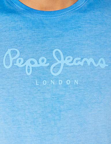 Pepe Jeans West Sir Camiseta, 545bright Blue, 4 para Hombre
