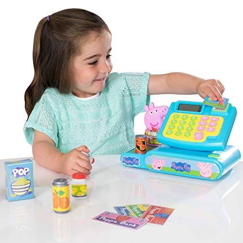 Peppa Pig, Caja Registradora, Juguete Infantil, Producto Oficial Peppa Pig, Multicolor (CyP Brands)