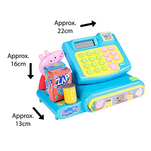 Peppa Pig, Caja Registradora, Juguete Infantil, Producto Oficial Peppa Pig, Multicolor (CyP Brands)