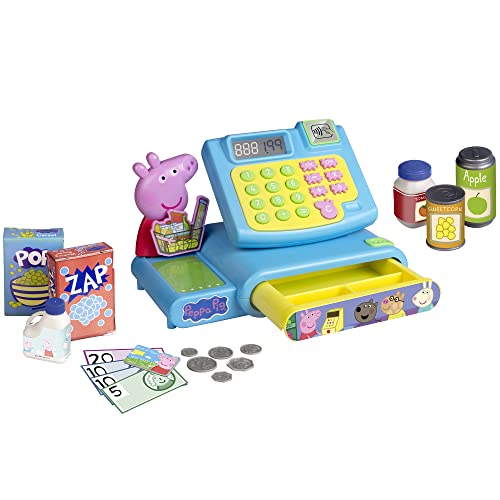 Peppa Pig, Caja Registradora, Juguete Infantil, Producto Oficial Peppa Pig, Multicolor (CyP Brands)