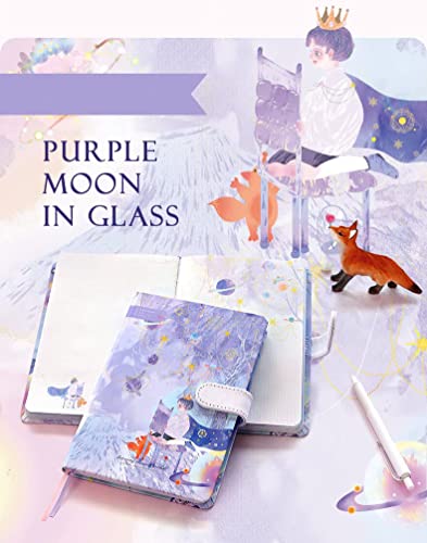 Pequeño príncipe Azul Diario Set 147 piezas: Cuaderno Morado con DIY Bullet Journal Accesorios, Creativo Papelería Set de Regalo para Niñas, Niños, adolescentes y estudiantes