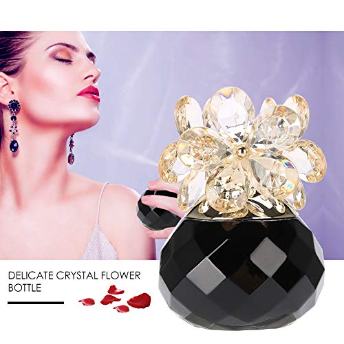 Perfume para mujer 60 ml Flor duradera Fragancia de madera Señora Perfume Spray para mujer Cumpleaños,Navidad,Festival Regalo del día de San Valentín(Negro)