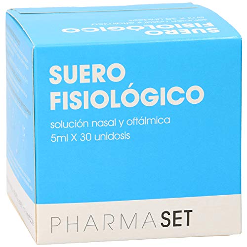 PHARMASET SUERO FISIOLÓGICO, 30 MONODOSIS 5 ML, Negro, Estándar