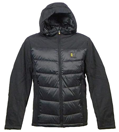 Phil Miller Chaqueta de hombre Softsheel HYBRIF acolchada negra