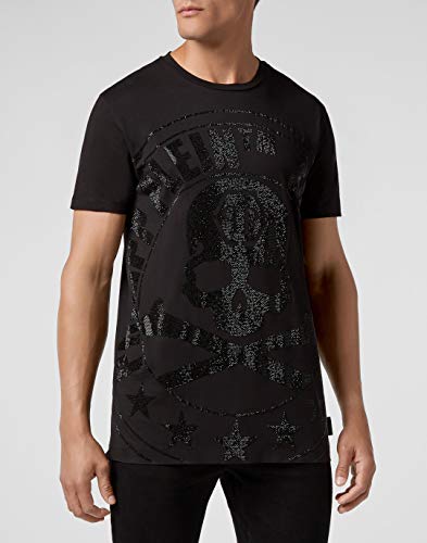 Philipp Plein Hombre T-Shirt MTK4335 02 Black Camiseta