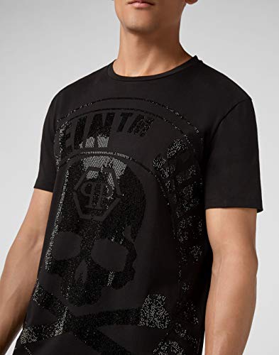 Philipp Plein Hombre T-Shirt MTK4335 02 Black Camiseta