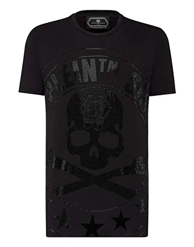 Philipp Plein Hombre T-Shirt MTK4335 02 Black Camiseta