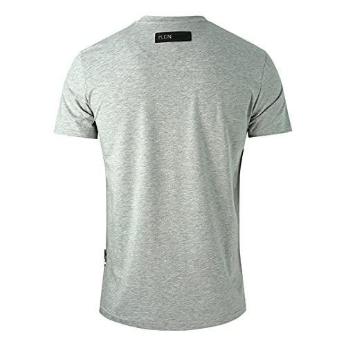 Philipp Plein Sport Equipo Logo Camiseta Gris, gris, XL