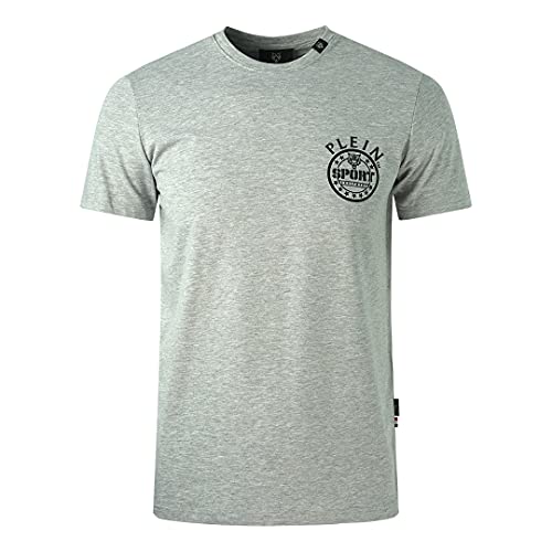 Philipp Plein Sport Equipo Logo Camiseta Gris, gris, XL