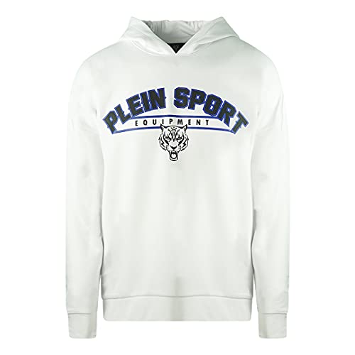 Philipp Plein Sport Equipo Logo Sudadera Blanca, blanco, XXL