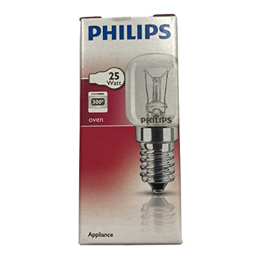 Philips 038715, Bombillas 25 W SES E14, rosca pequeña pigmea lámparas, > 300 grados C, 2 X 25 WATT