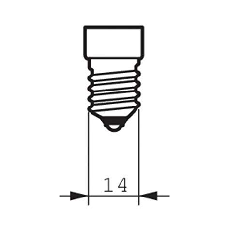 Philips 038715, Bombillas 25 W SES E14, rosca pequeña pigmea lámparas, > 300 grados C, 2 X 25 WATT