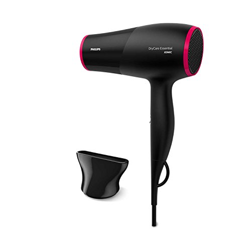 Philips DryCare BHD029/00 secador Negro 1600 W - Secador de pelo (Negro, Con agujero en la empuñadura para colgar, 1,8 m, 1600 W, 220-240 V, 50-60 Hz)