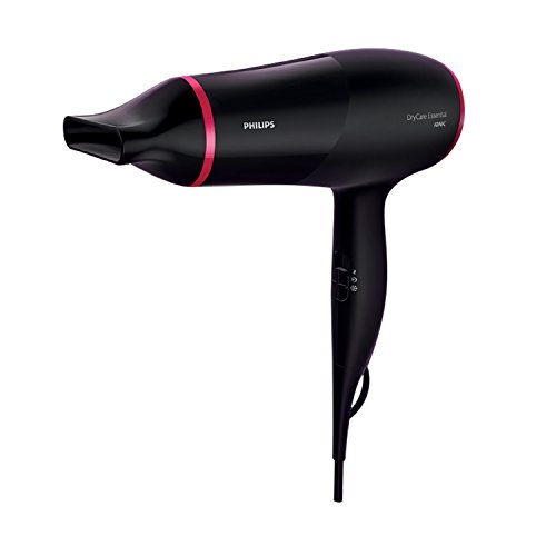 Philips DryCare BHD029/00 secador Negro 1600 W - Secador de pelo (Negro, Con agujero en la empuñadura para colgar, 1,8 m, 1600 W, 220-240 V, 50-60 Hz)