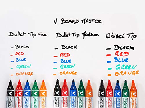 Pilot V Board Master - Set de 5 Marcadores Multicolor para Pizarra