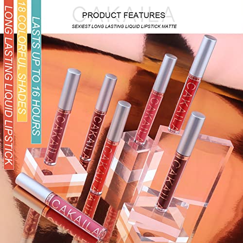 Pintalabios Mate de Larga Duración, Liquid Lip Colour Labial Líquido, Líquido Pintalabios Traje, Pintalabios Mate Liquido Lápiz Labial Pintalabios Impermeable Kit, Labiales Mate Larga Duracion (03)