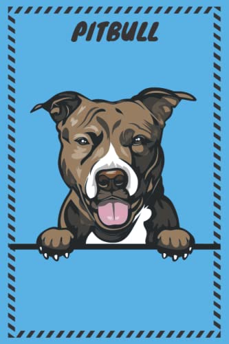 Pitbull: Nice Pitbull Notebook - journal for Pitbull Lovers ( 120 Lined page ).This can be used for taking notes, writing, organizing, goal setting, meeting notes,etc.