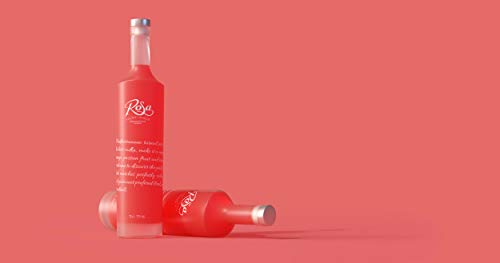 Platinum Distillery Licor Rosa Fusión Elaborado a Base de Frutas Tropicales, Naranja, Vodka y Azúcar de Caña. Botella de 70 Cl. Volumen de Alcohol 17º
