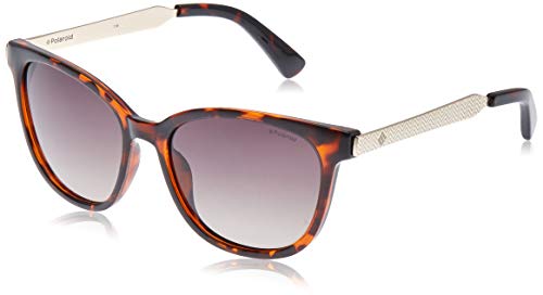 Polaroid PLD 5015/S 94 LLY Gafas de Sol, Dorado (Dark Havana Light Gold/Brown Polar DS), 55 para Mujer