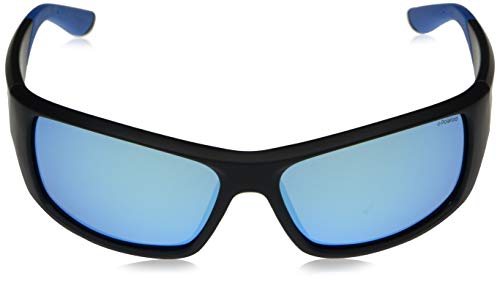 Polaroid PLD 7013/s Sunglasses, Negro (EL9/5X BLK TURQUOIS), 63 para Hombre