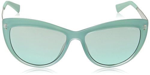 Police S197055N19X Gafas de Sol, Verde, 55 para Hombre