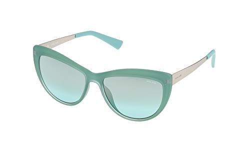 Police S197055N19X Gafas de Sol, Verde, 55 para Hombre