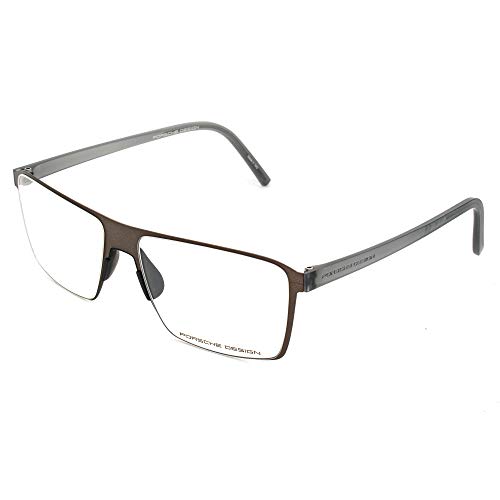 Porsche S0350182 Marcos para Gafas recetadas, Marrón, 56 mm para Hombre