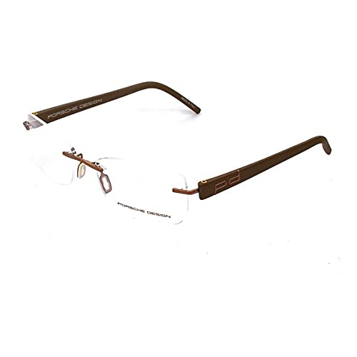 Porsche S0351471 Marcos para Gafas recetadas, Marrón, 52 mm para Hombre